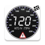 gps speedometer-trip meter android application logo